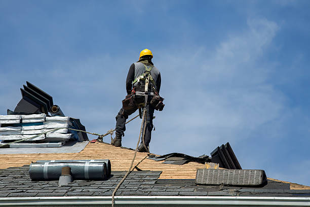 Professional Roof Replacement technician working in Bainbridge, IN